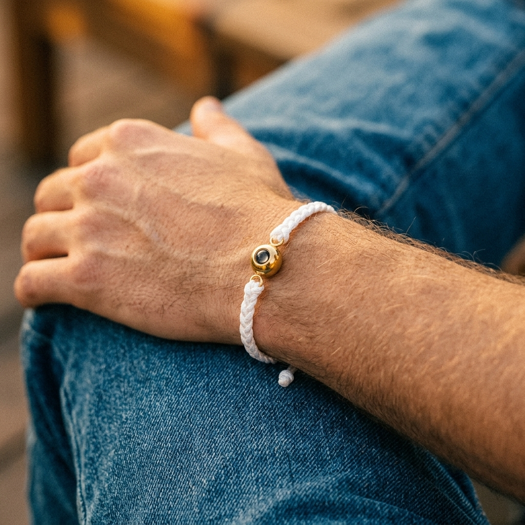 Bracelet photo personnalisé avec votre photo Lovewalls