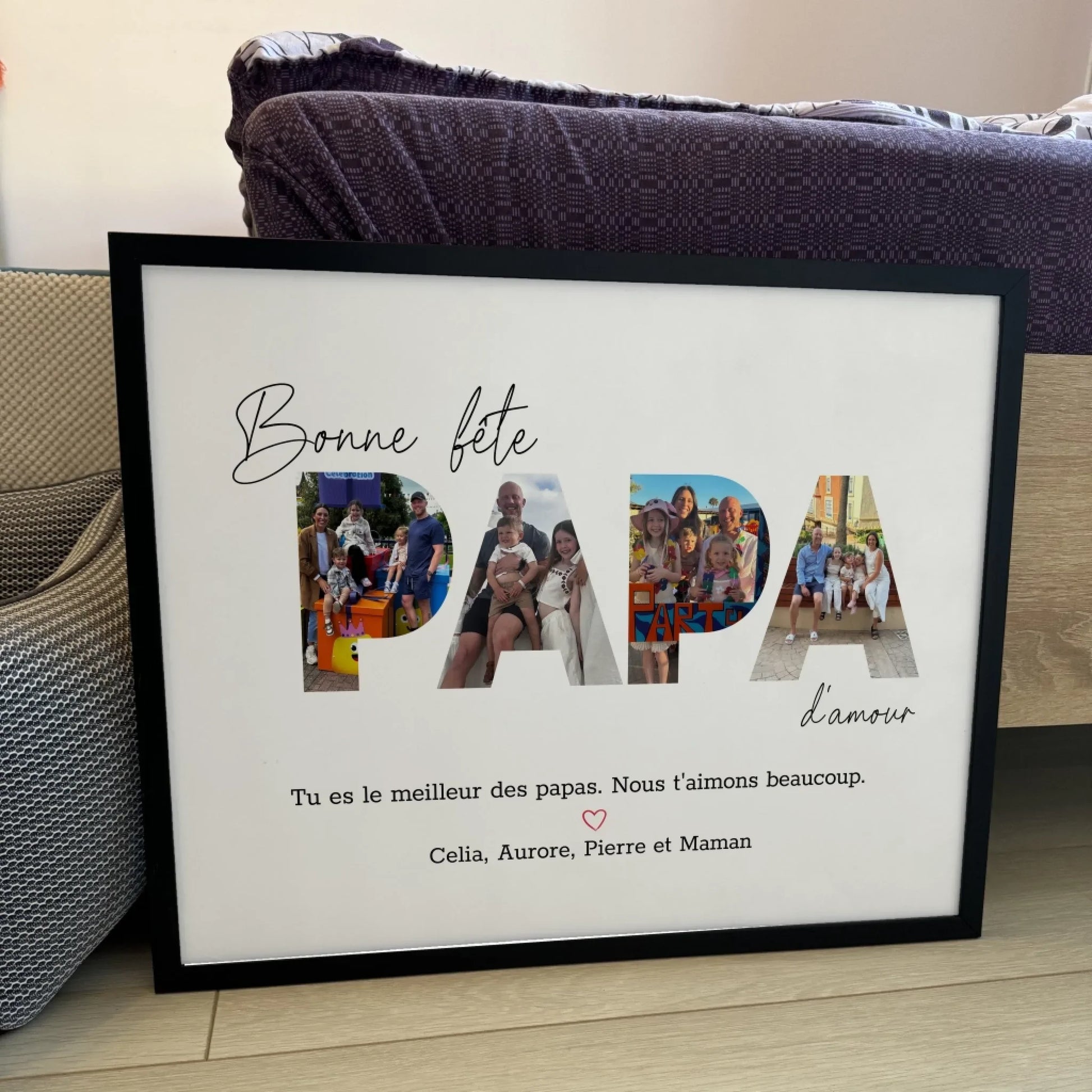 Bonne fête Papa - Affiche Personnalisée Printique