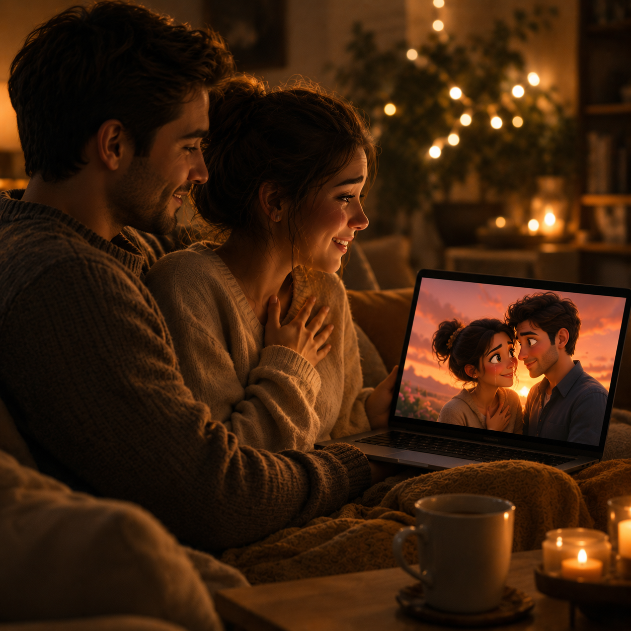 Votre Histoire en Film Animé Personnalisé 🎬 | Cadeau Couple Original Lovewalls