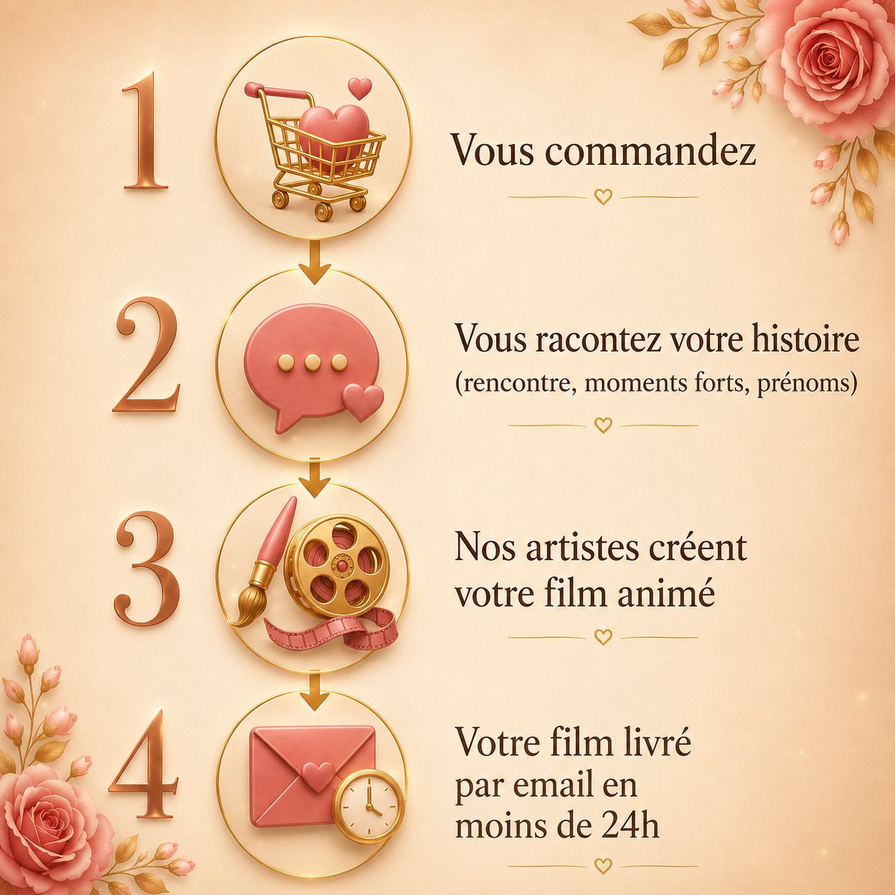 Film Animé Personnalisé Lovewalls