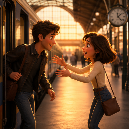 Votre Histoire en Film Animé Personnalisé 🎬 | Cadeau Couple Original Lovewalls