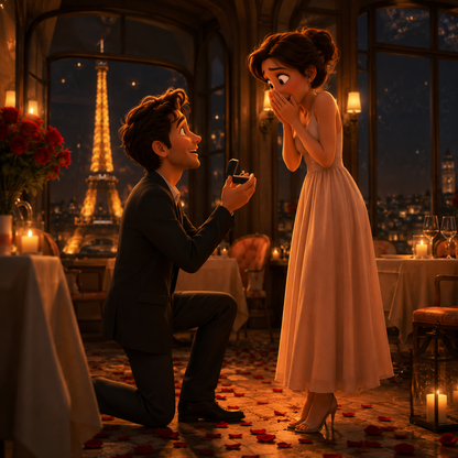Votre Histoire en Film Animé Personnalisé 🎬 | Cadeau Couple Original Lovewalls